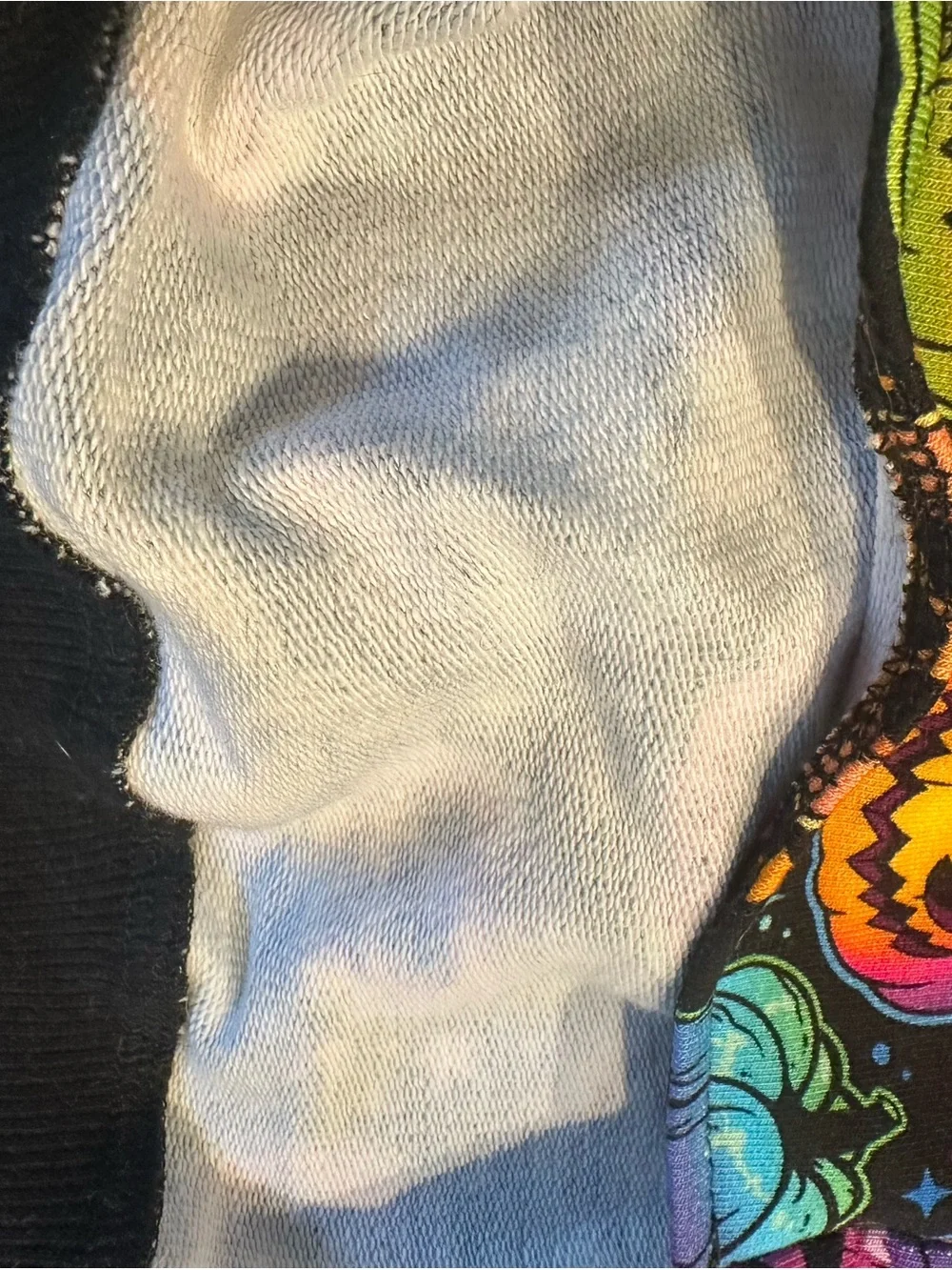 Bums and Roses Pumpkin Multicolor Dog Sweater, Glow Hard or Glow Home